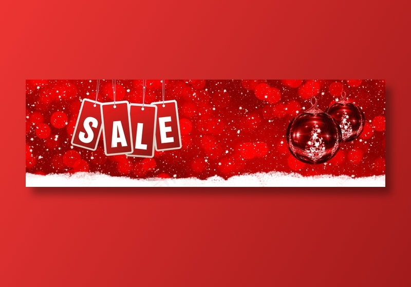 圣诞节促销海报素材