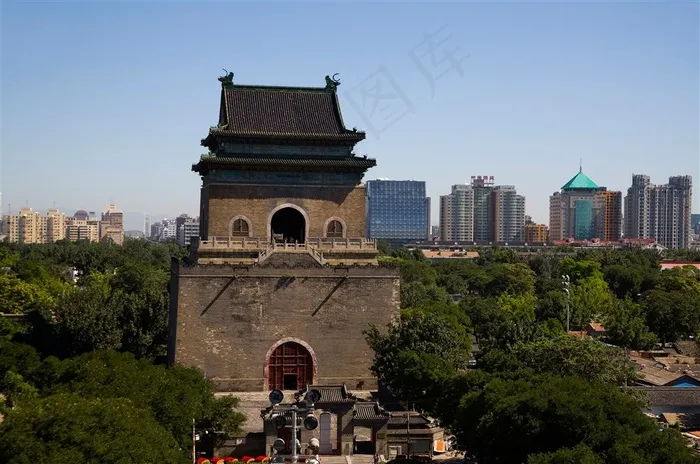 钟鼓楼风景建筑美图素材