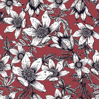 花卉唯美手绘花朵面料纹理手机壳布料面料印花服装矢量图案素材