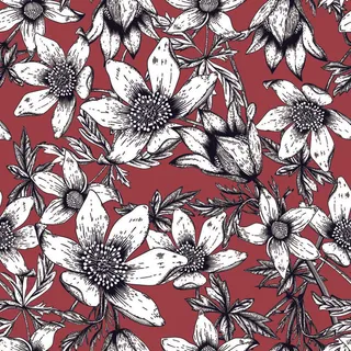 花卉唯美手绘花朵面料纹理手机壳布料面料印花服装矢量图案素材