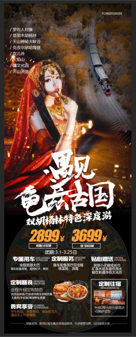 新疆*旅游海报