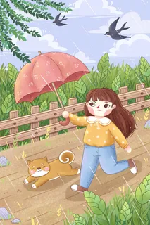 谷雨二十四节气海报设计 谷雨二十四节气海报设计