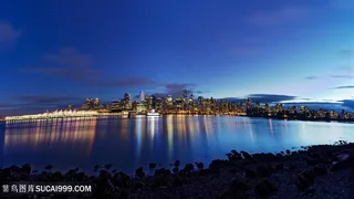 海景房建筑风景画壁纸