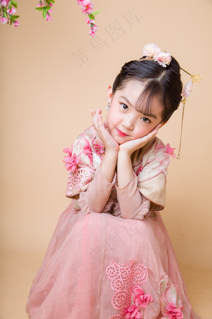 清新唯美可爱的女孩摄影图片 