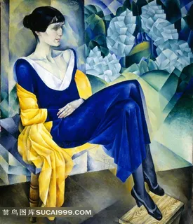 安娜阿赫玛托娃的肖像 世界名画