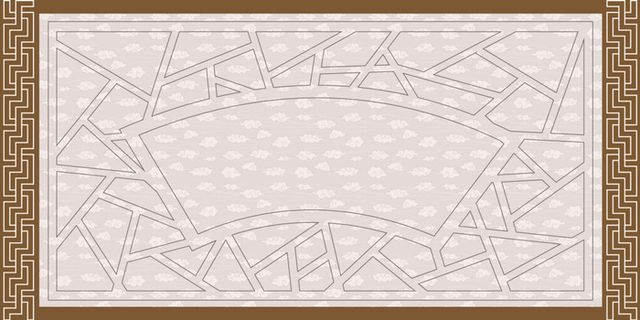 中国风传统水墨古风古典展板边框工笔画PS海报背景平面广告Ai设计素材