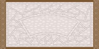 中国风传统水墨古风古典展板边框工笔画PS海报背景平面广告Ai设计素材