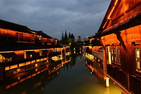浙江乌镇夜景图片 浙江乌镇夜景图片