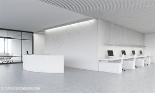 简约办公室装修高清图片