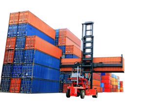 集装箱碓场免抠