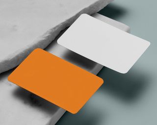 石头背景高档轻奢名片样机