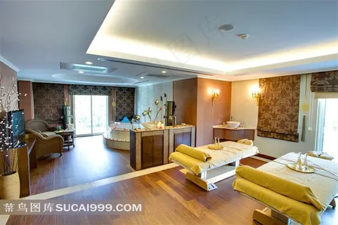 宾馆高级豪华客房内景摄影高清图片