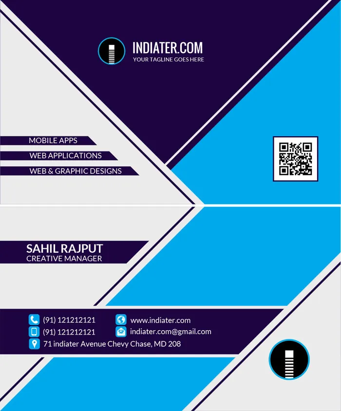 设计创造 名片psd模版下载