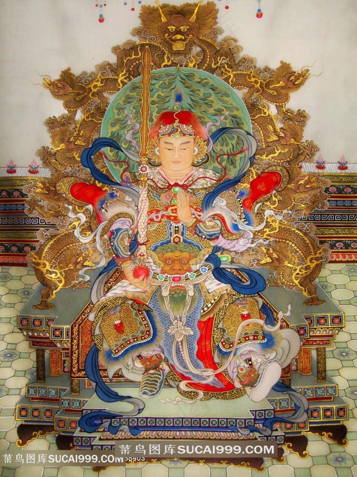 庄严威德的韦陀天尊菩萨