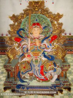 庄严威德的韦陀天尊菩萨