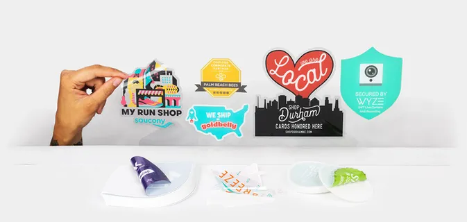 平面不干胶贴纸设计