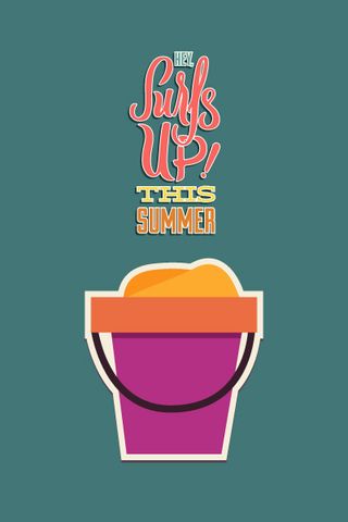 夏天海报|矢量|插画|扁平|风格