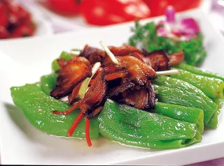 92CC071虎皮尖椒炒咸肉