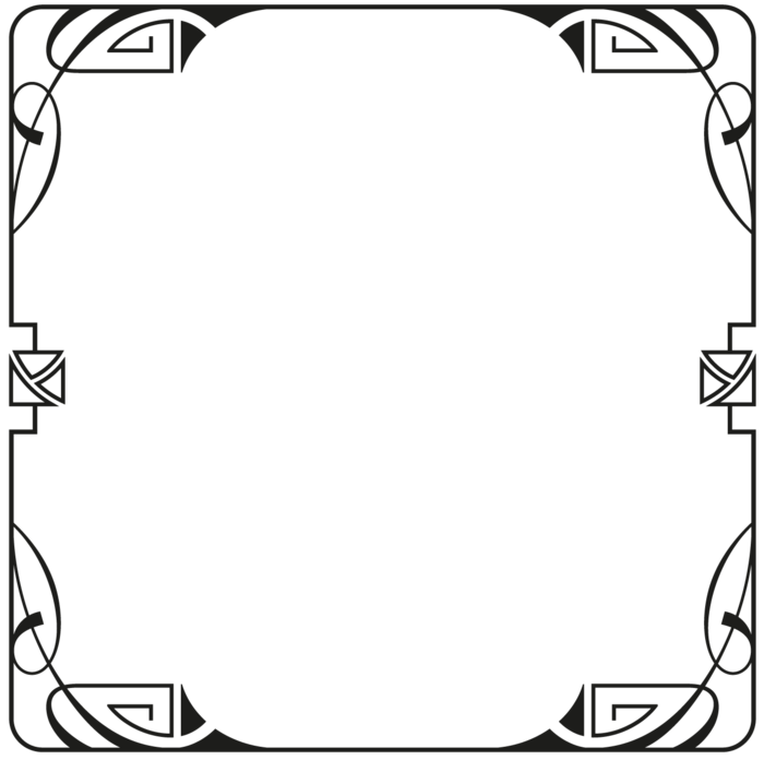 欧式复古线条边框花纹AI矢量LOGO角框花边分割线设计PSD卡片素材