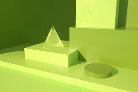 C4D电商场景模型渲染背景