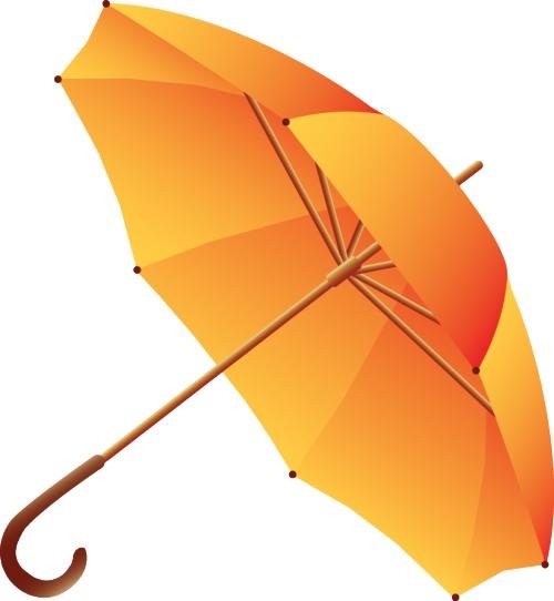 雨伞 PNG免抠(500x542)