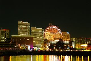 日本横滨夜景图片