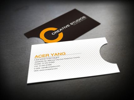 名片样机设计素材