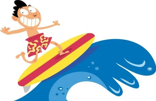 冲浪 PNG免抠(727x470)