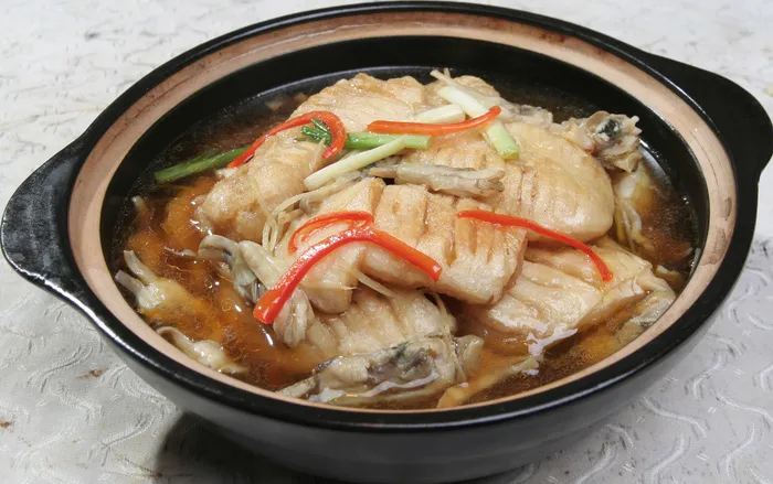 45玉米棒海蛏鱼腩煲-张生粥记