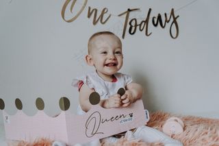 宝宝一周岁生日照