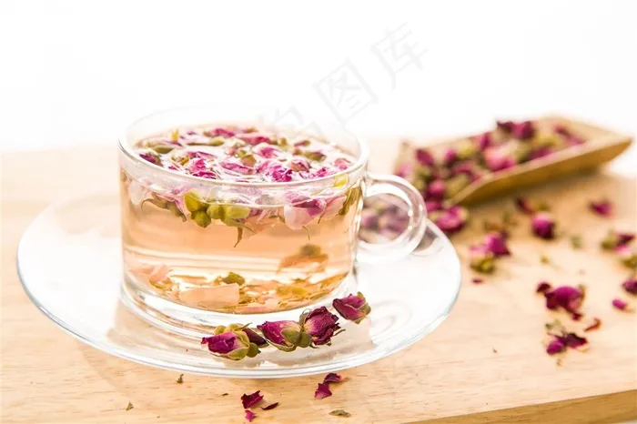 苦水玫瑰玫瑰花茶摄影