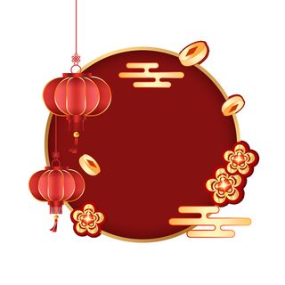 灯笼框装饰新年 灯笼框装饰新年