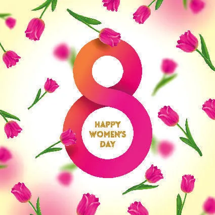 设计三八妇女节女神节背素材eps,ai矢量模版下载