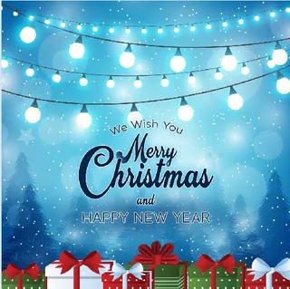 圣诞节礼物背景风景