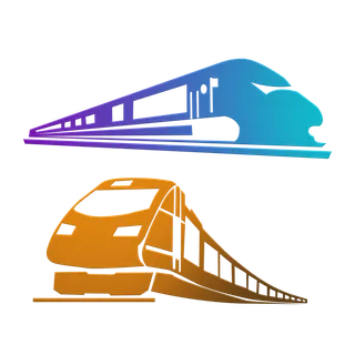 高铁列车动车动画免扣素材PNG