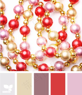 冬天系配色色卡色彩搭配