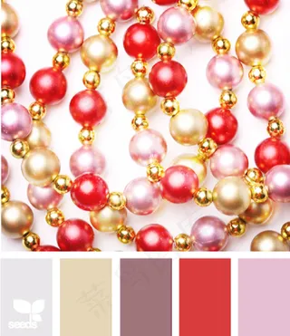 冬天系配色色卡色彩搭配