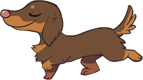 腊肠犬 PNG免抠(500x283)