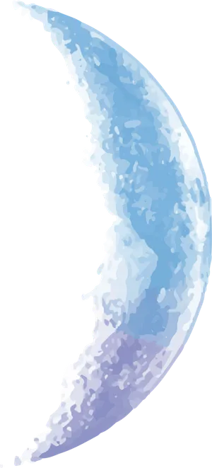 免扣元素 蓝色水彩梦幻星球