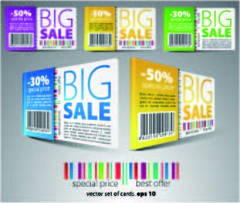 免抠促销卡片标签