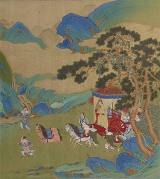 帝鉴图说之八骏巡游