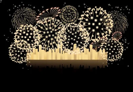 设计创造焰火背景