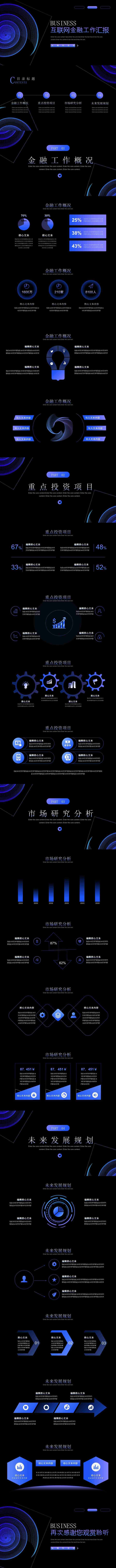 【金融】科技互联网金融工作汇报PPT
