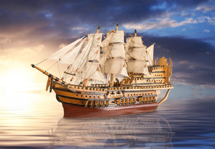 帆船特写图片下载