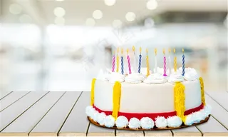 美味的奶油蛋糕