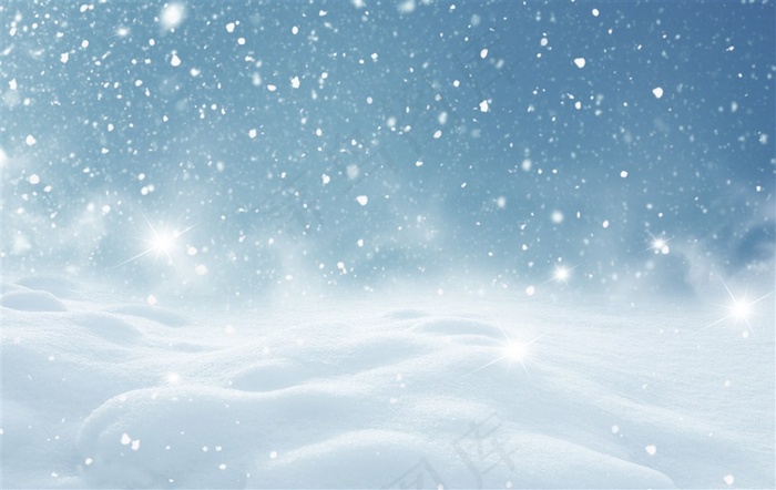 唯美雪花背景