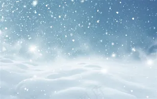 唯美雪花背景
