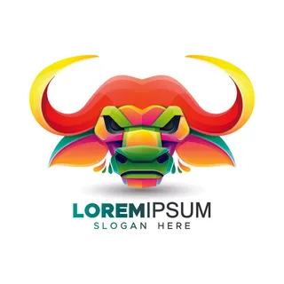 手绘动物标志LOGO素材