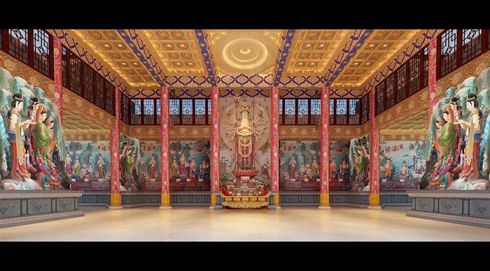 南古彩绘艺术吊顶