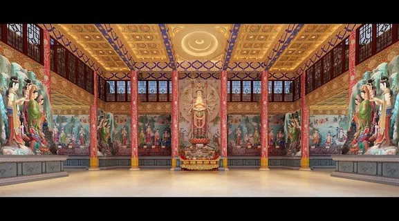 南古彩绘艺术吊顶